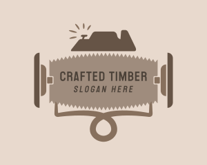 Carpentry Wood Saw Planer logo design