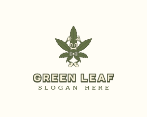 Weed Marijuana Gentleman  logo