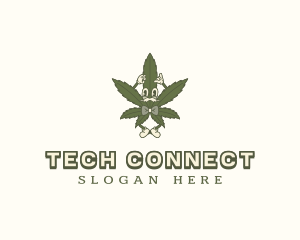 Weed Marijuana Gentleman  logo