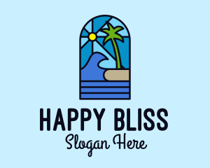 Island Beach Mosaic  Logo