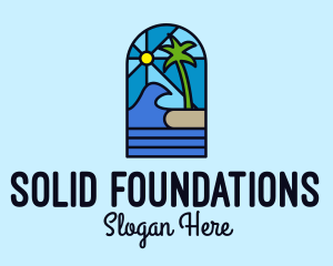 Island Beach Mosaic  logo