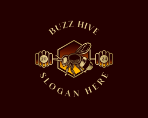 Honey Bee Hive logo design