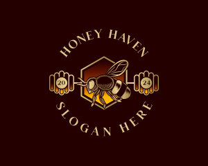 Honey Bee Hive logo design