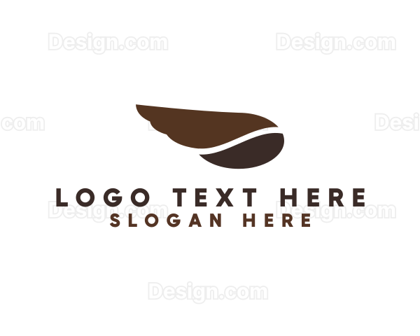 Coffee Bean Wing Logo