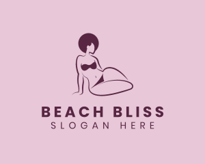 Afro Sexy Woman logo design