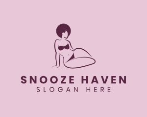 Afro Sexy Woman logo design