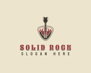 Guitar Rock Band  logo design