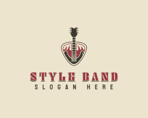 Guitar Rock Band  logo design