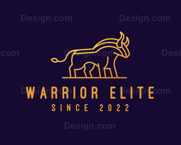 Golden Bull Monoline Logo