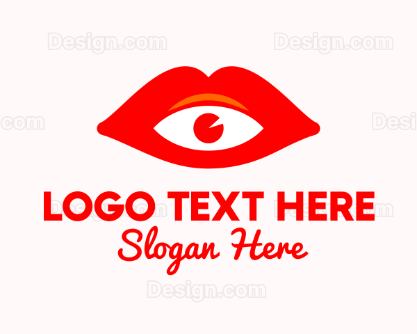 Red Lips Vision Logo