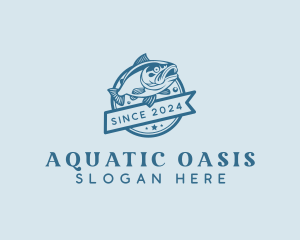 Saltwater Aquatic Fishery logo design