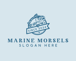 Saltwater Aquatic Fishery logo design