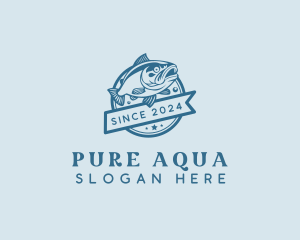 Saltwater Aquatic Fishery logo design