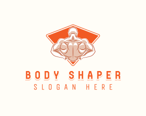 Fitness Muscle Gym logo design