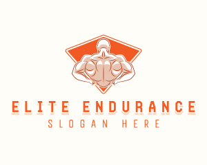 Fitness Muscle Gym logo design