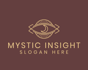 Eye Boho Moon logo design