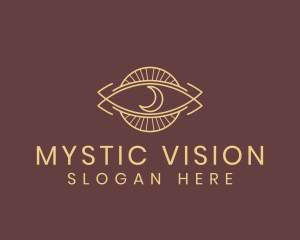 Eye Boho Moon logo design