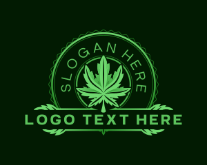 Marijuana Weed Leaf logo