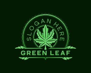 Marijuana Weed Leaf logo