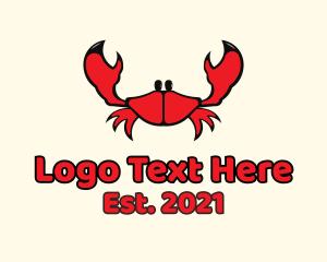 Red Small Crab logo