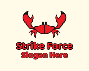 Red Small Crab Logo