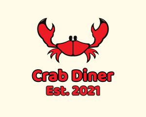 Red Small Crab logo