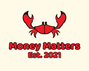 Red Small Crab logo