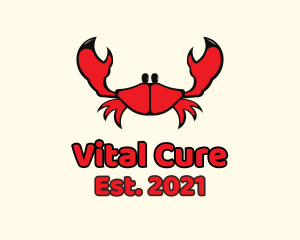 Red Small Crab logo