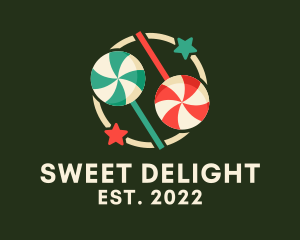 Sweet Christmas Candy  logo design