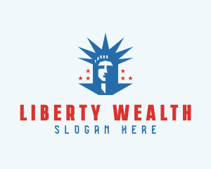 USA Statue Of Liberty logo design