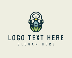 Landscaping House Lawn logo