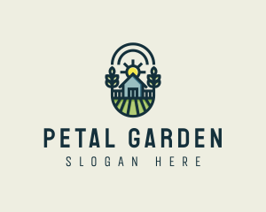 Landscaping House Lawn logo design