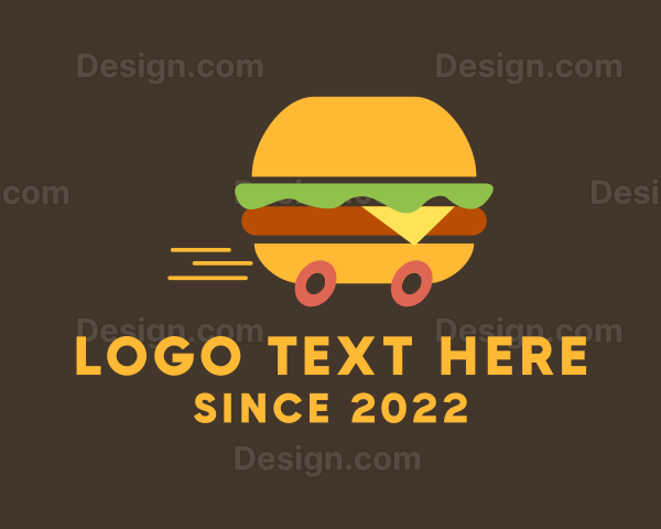 Fast Burger Delivery Logo