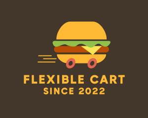 Fast Burger Delivery logo design