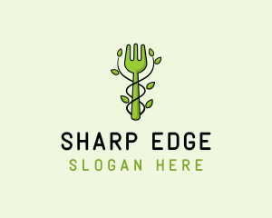 Fork Vegetarian Restaurant logo design