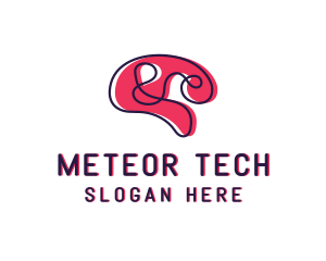 Tech Brain App logo design