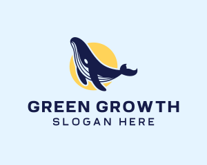 Summer Humpback Whale logo