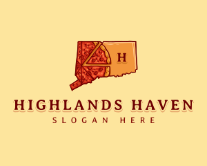 New Haven Pizza Connecticut  logo design