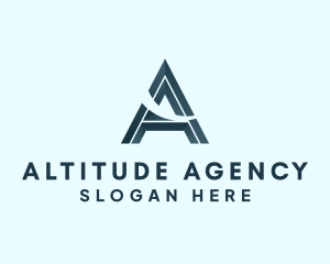 Brand Agency Letter A logo
