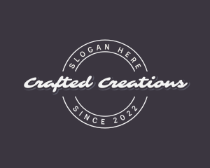 Cursive Circle Business logo design