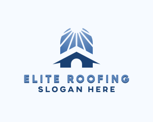 Roof Repair Roofing logo design
