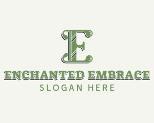 Elegant Antique Letter E logo design