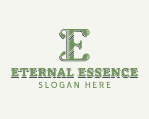 Elegant Antique Letter E logo design