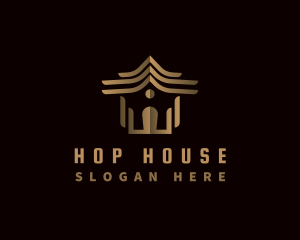 Luxury Roof House logo design