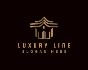 Luxury Roof House logo design