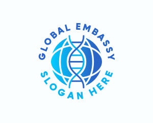 Global Biotech Laboratory  logo design