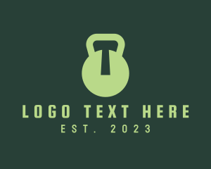 Kettlebell Weights Letter T  logo