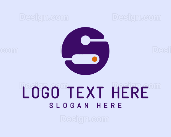 Abstract Person Letter S Logo