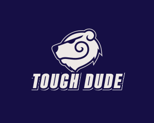 Tough Mustache Bear logo design