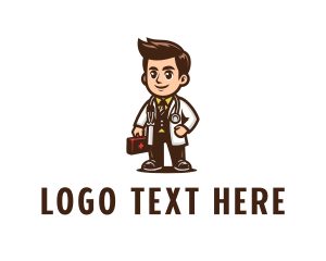 Medical Doctor Cartoon logo